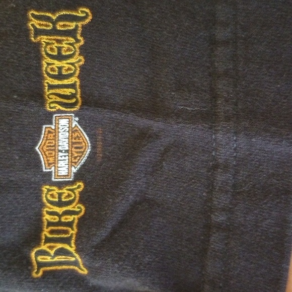 Vintage Harley-Davidson Large Daytona Bike Week 2008 Black Motorcycle Shirt - Picture 4 of 6